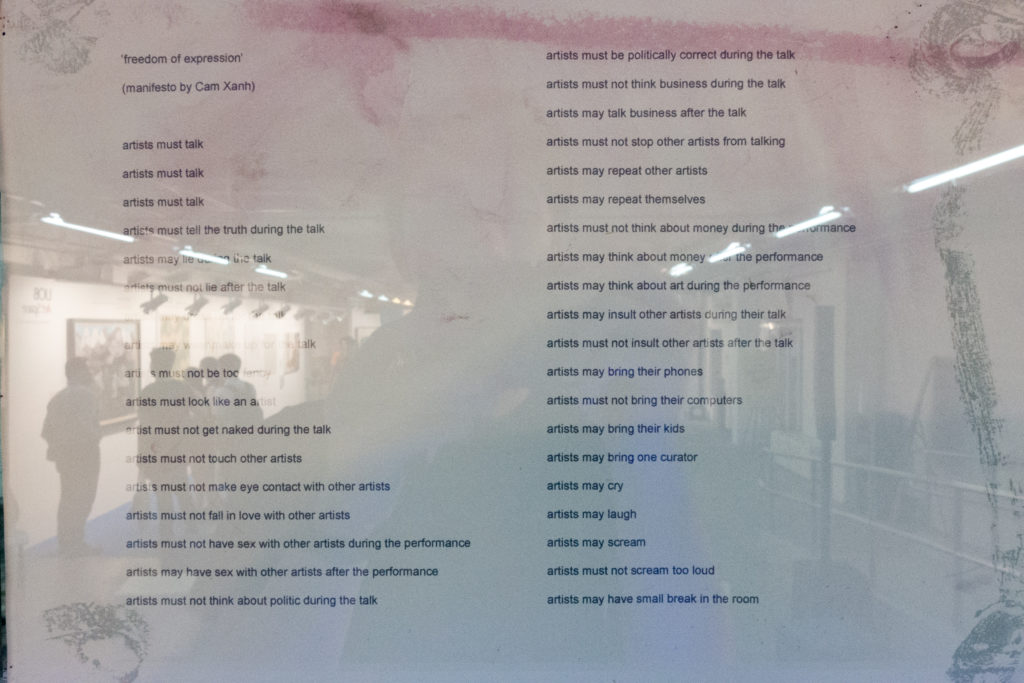 artist talk | collaborative performance | Singapore — 26