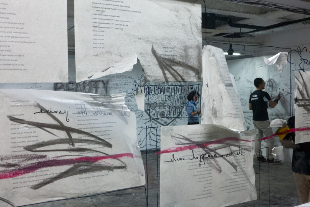 artist talk | collaborative performance | Singapore — 23
